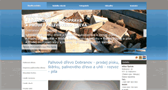 Desktop Screenshot of palivovedrevodobranov.cz